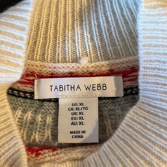 Tabitha Webb Women Sweater, Long Sleeve, Crew Neck, Size XL - Picture 6 of 7